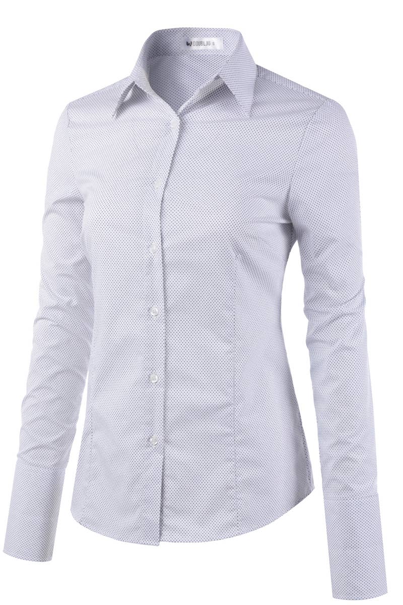 CWTDSL028_Button Down Long Sleeve Collared Shirts