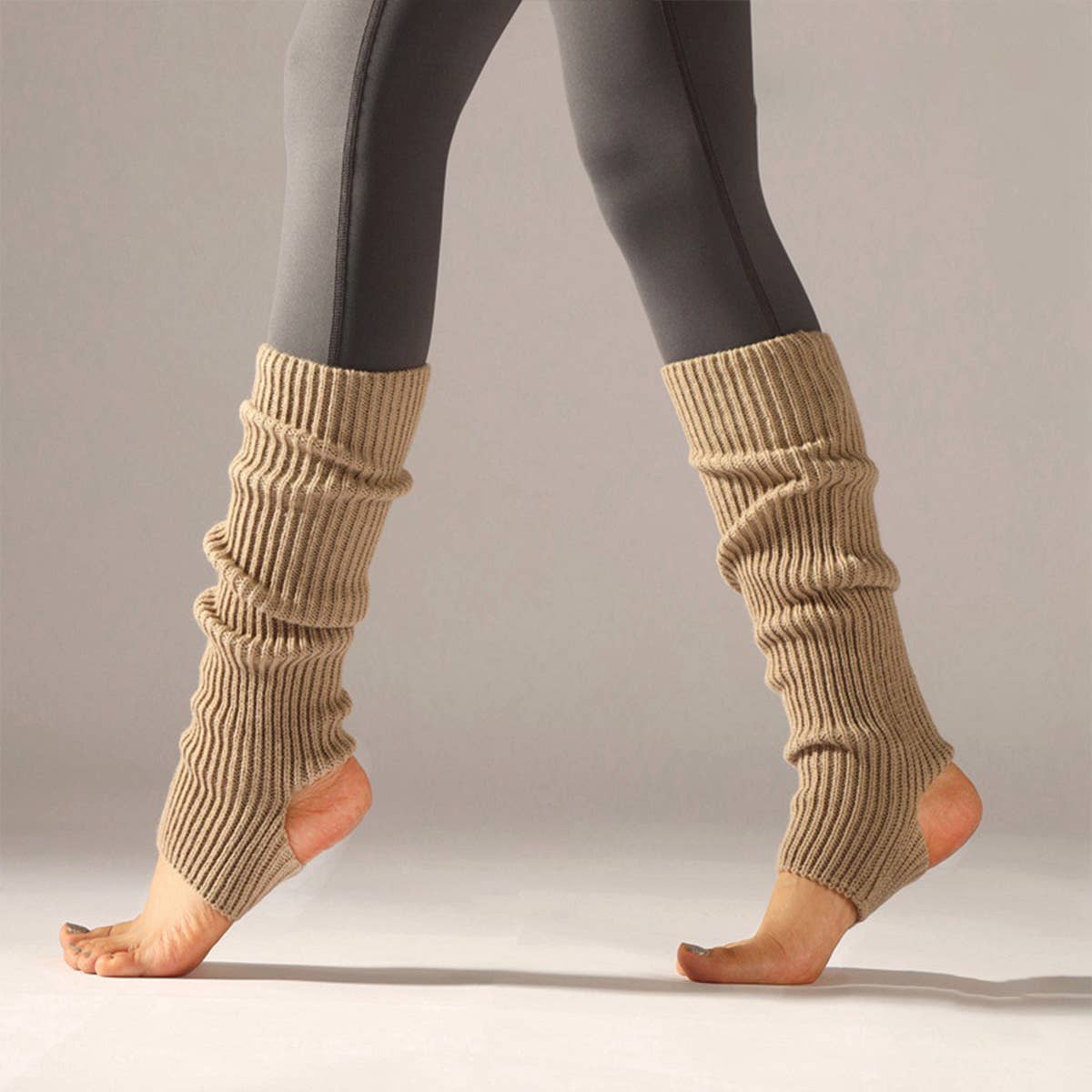 KNITTED SPORTS PROTECTIVE FOOT WARMING SOCKS