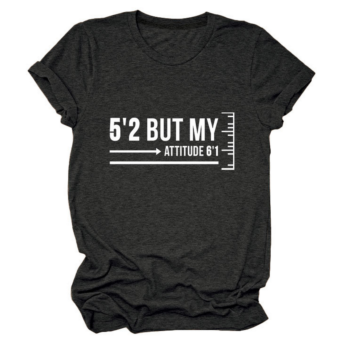 Trendy Graphic Tee Women Short Girl Energy