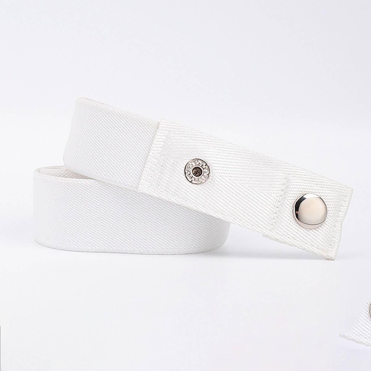 SEAMLESS WOVEN BUCKLELESS ELASTIC CANVAS BELT_CWABE0673
