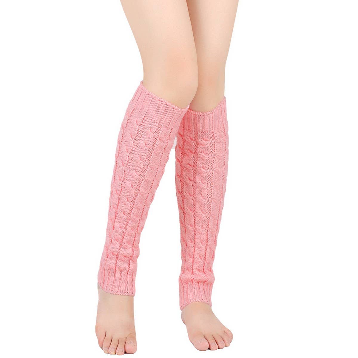 CWMS0811_Winter Warm Knitted Twist Leg Warmers