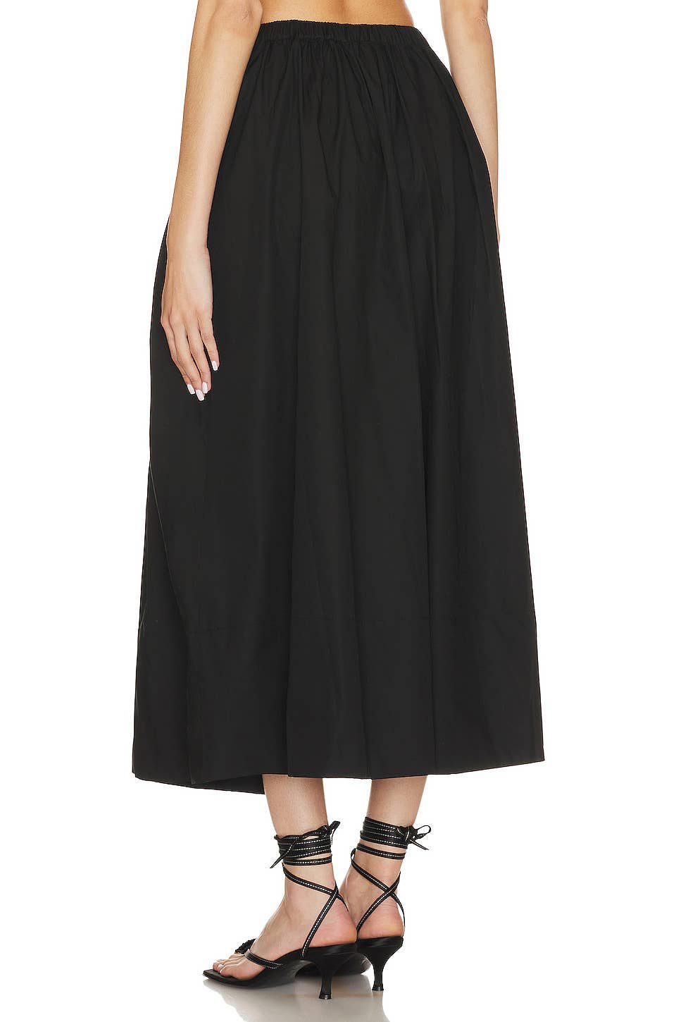 FASHIONABLE COTTON HEMP HIGH WAIST LOOSE SKIRT