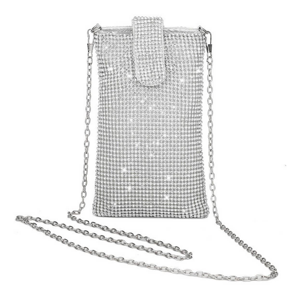 FASHIONABLE AND SIMPLE RHINESTONE EVENING BAG_CWAB3589