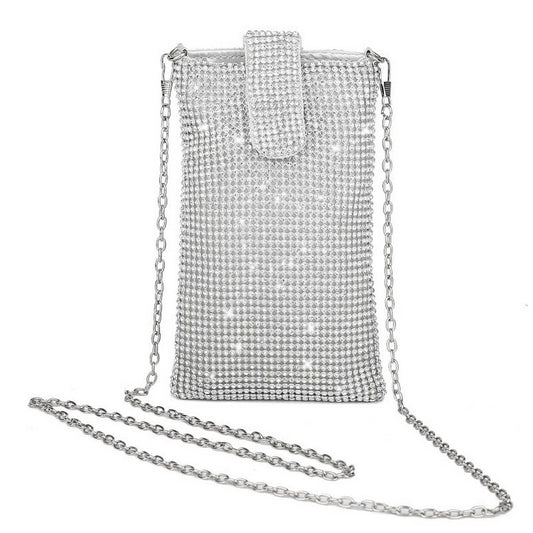 FASHIONABLE AND SIMPLE RHINESTONE EVENING BAG_CWAB3589