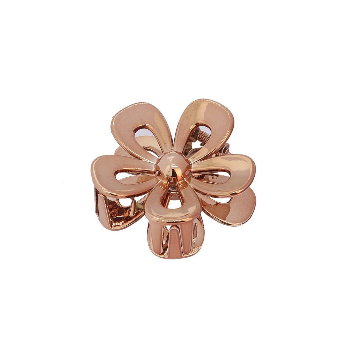 Gold Silver Egg Flower Large Hair Claw Elegant