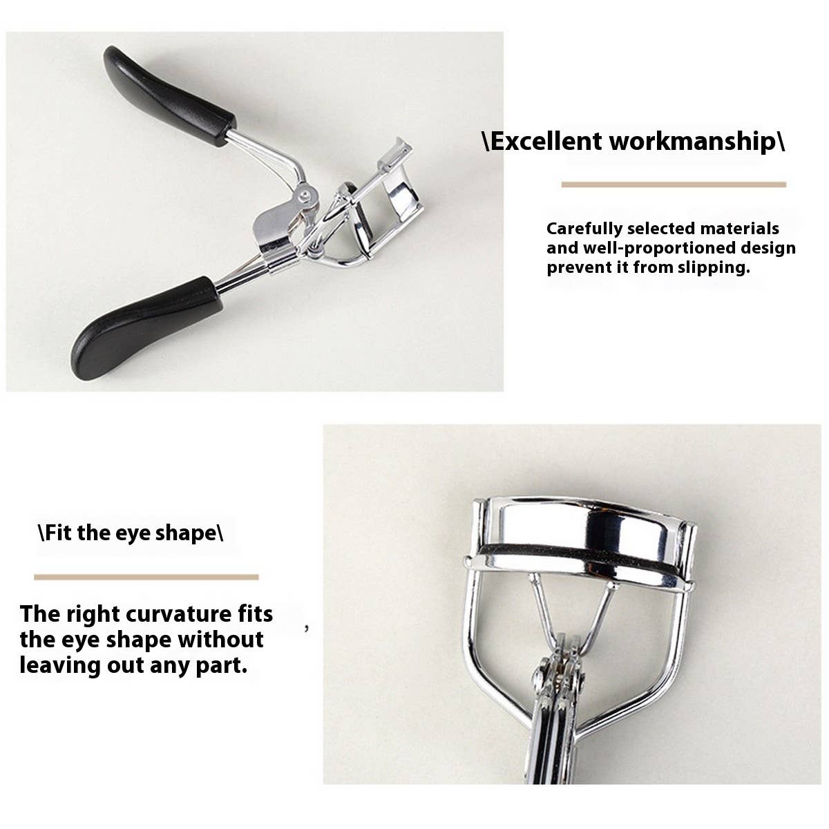 Portable Lash Curler, Long-Lasting Curl, Stainless_CWMM8048