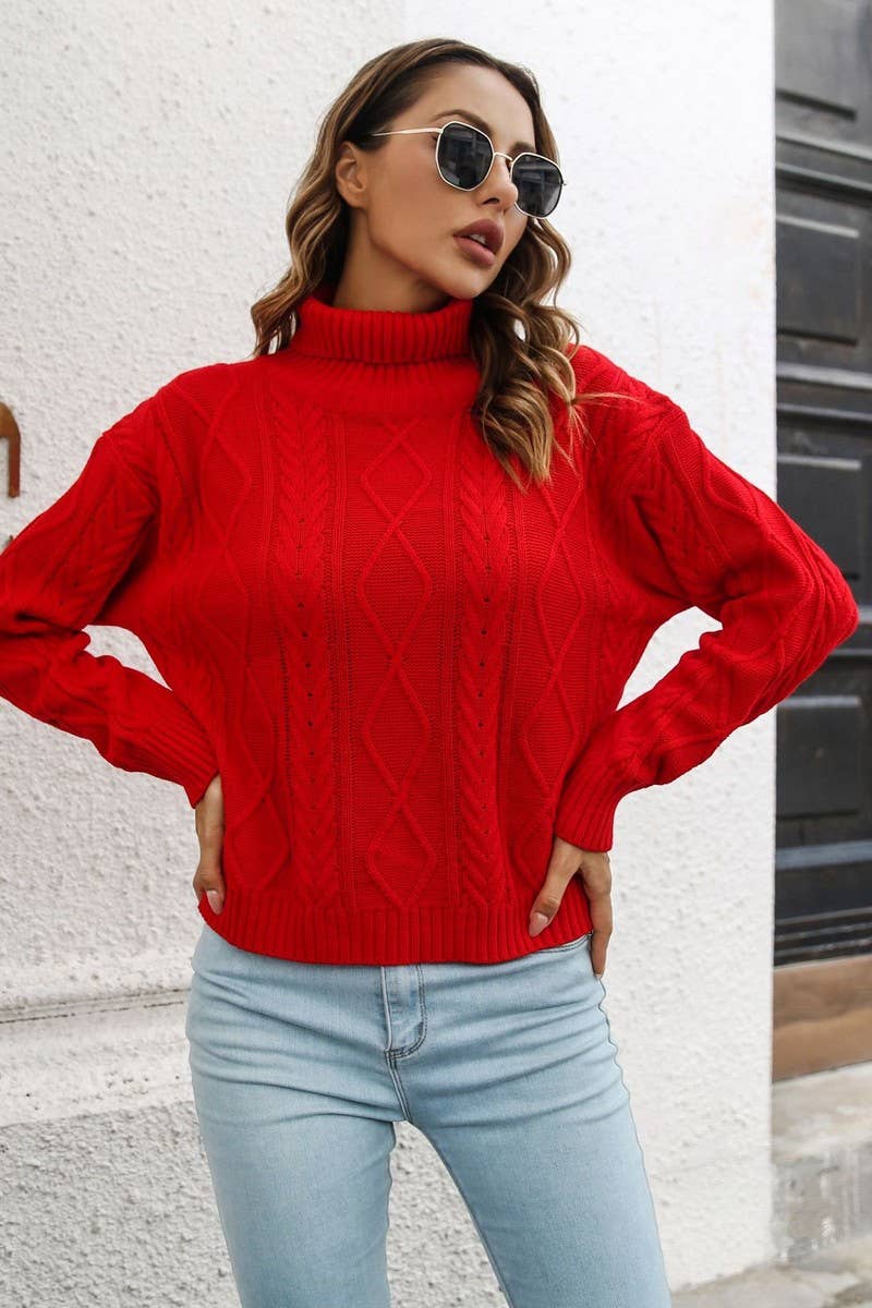 CWOSWL4090_SOLID COLOR TWISTED TURTLENECK SWEATER