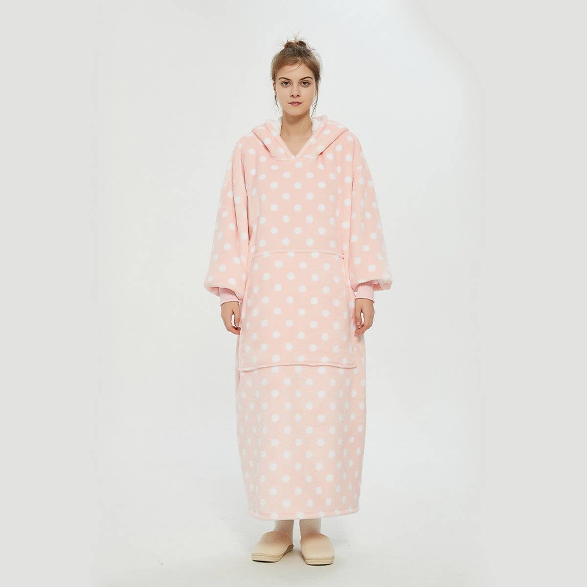 Plus Size Long Pullover Hoodie Blanket for Winter_CWAHA6527