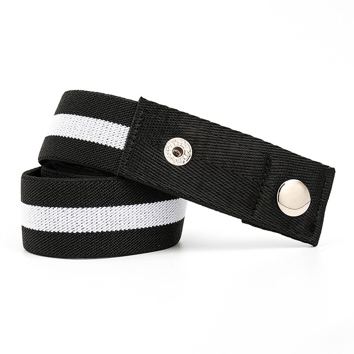 SEAMLESS WOVEN BUCKLELESS ELASTIC CANVAS BELT_CWABE0673