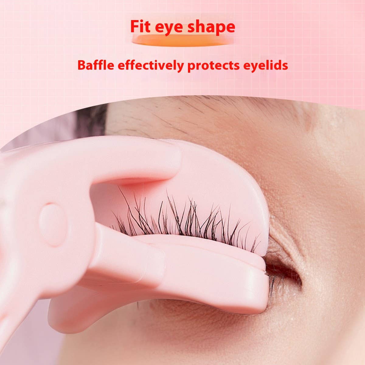 Frameless Lash Curler, One-Press Natural Curl