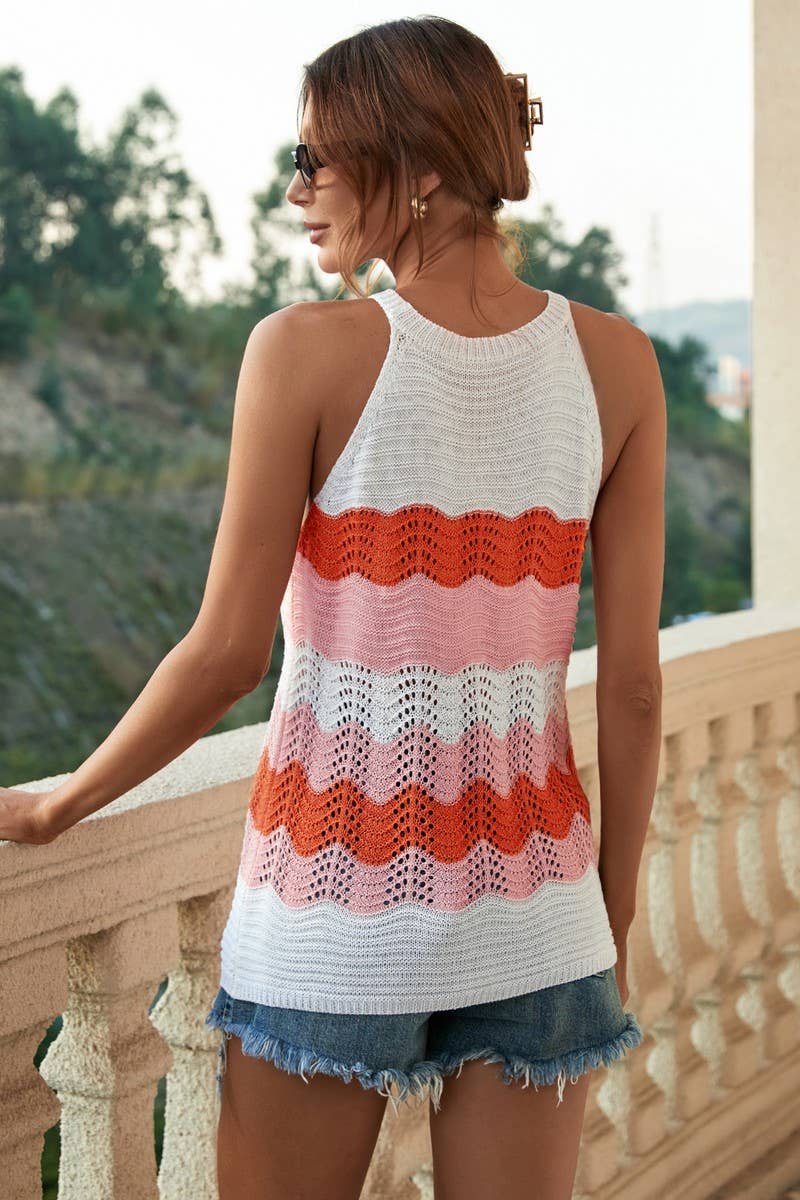 CWTTSL0214_Tank Tops Sleeveless Knit Shirts Sweater Vest