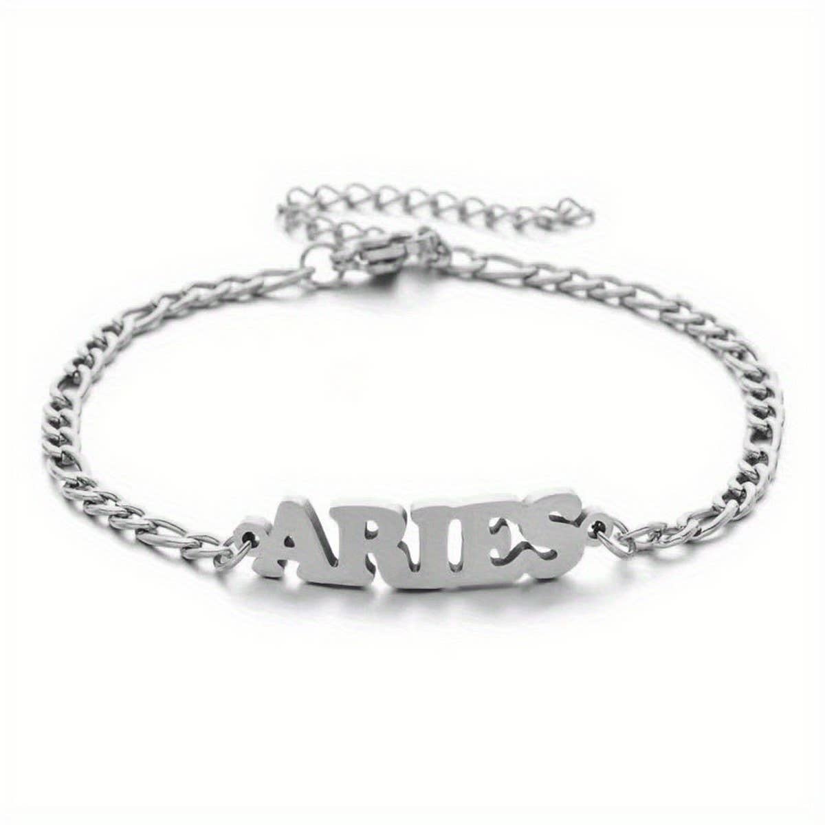 NEW STAINLESS STEEL ZODIAC PENDANT BRACELET_CWMM2716