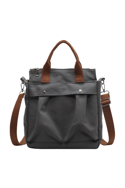 WRINKLED POCKET LARGE CANVAS MESSENGER BAG_CUAB0100