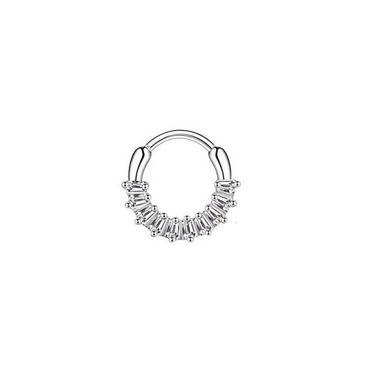 Minimalist Zircon Nose Stud for Women