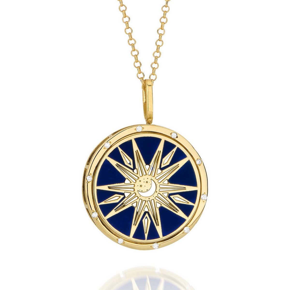 STAINLESS STEEL TAROT NECKLACE FOR WOMEN_CWMM3793