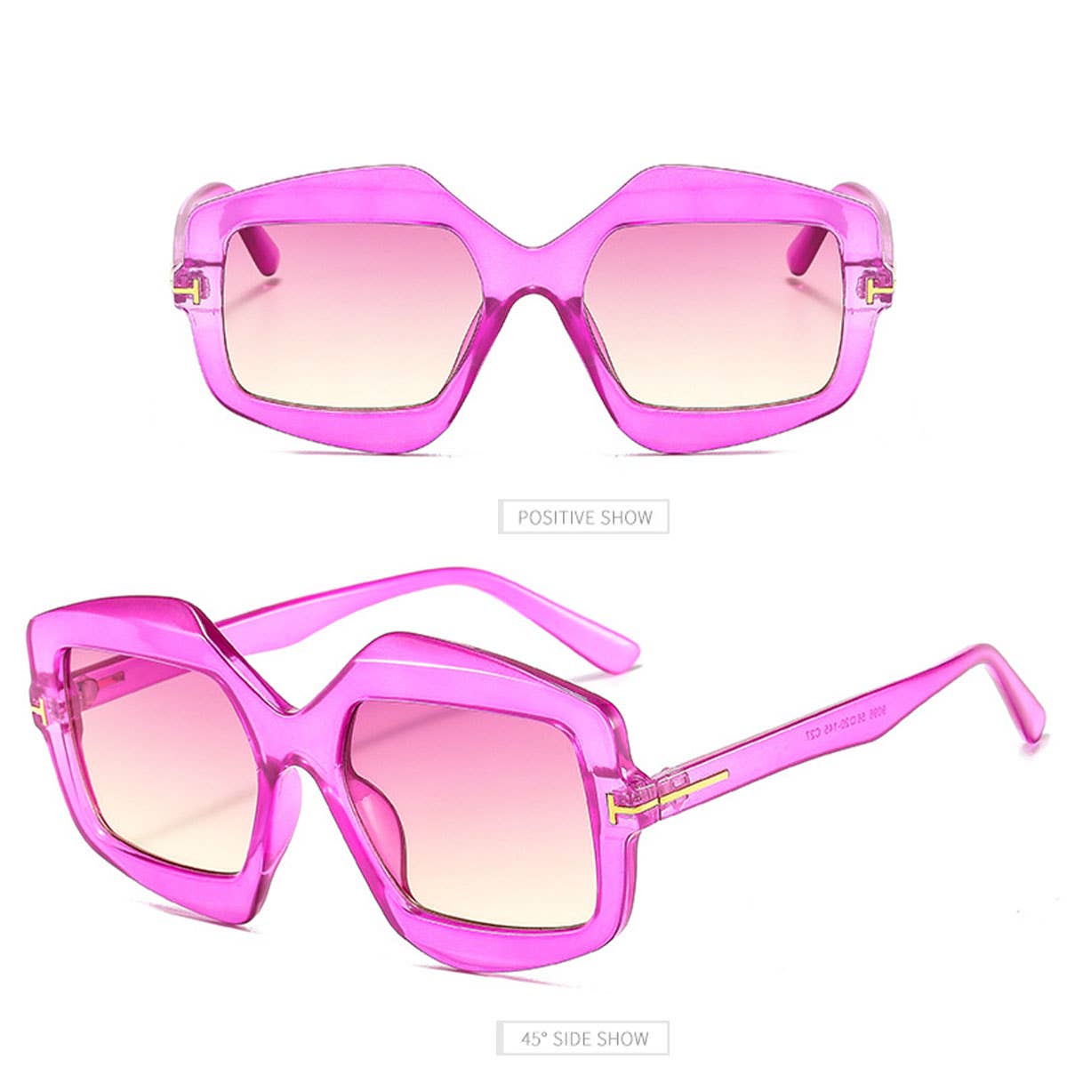 NEW T-SHAPED IRREGULAR TRENDY COLORFUL SUNGLASSES_CWASG0377