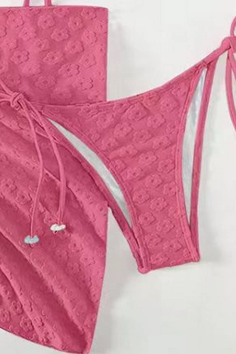 CWMW0878_SEXY TWO-PIECE BIKINI THREE-PIECE SWIMSUIT