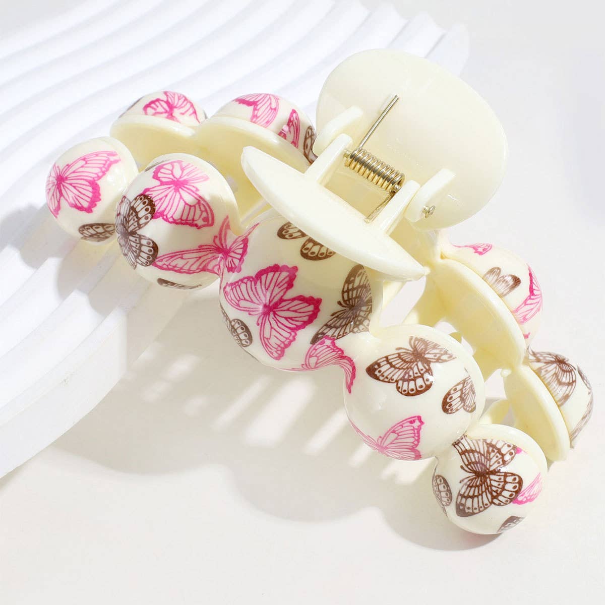 RETRO COLORFUL PRINT HAIRPIN_CWAHA2320