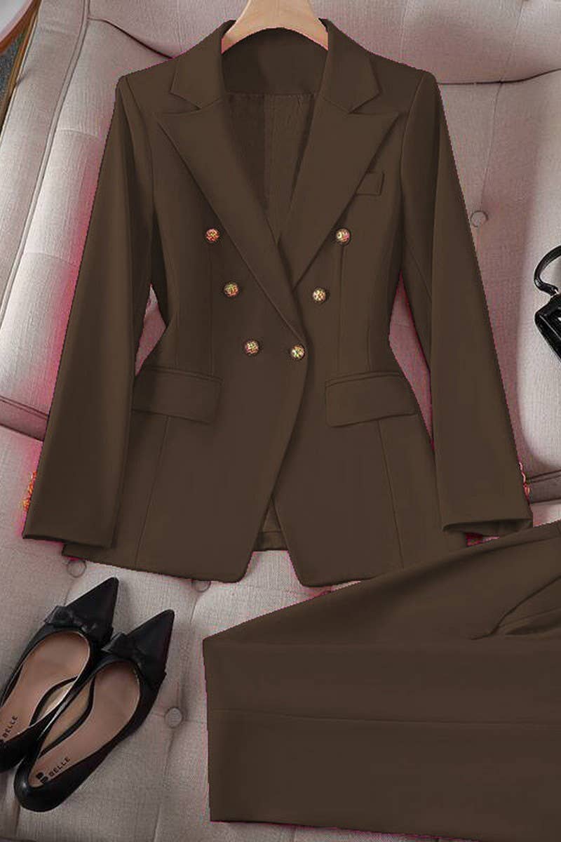 CWSS01296_TEMPERAMENTAL COMMUTING PETITE FASHIONABLE SUIT
