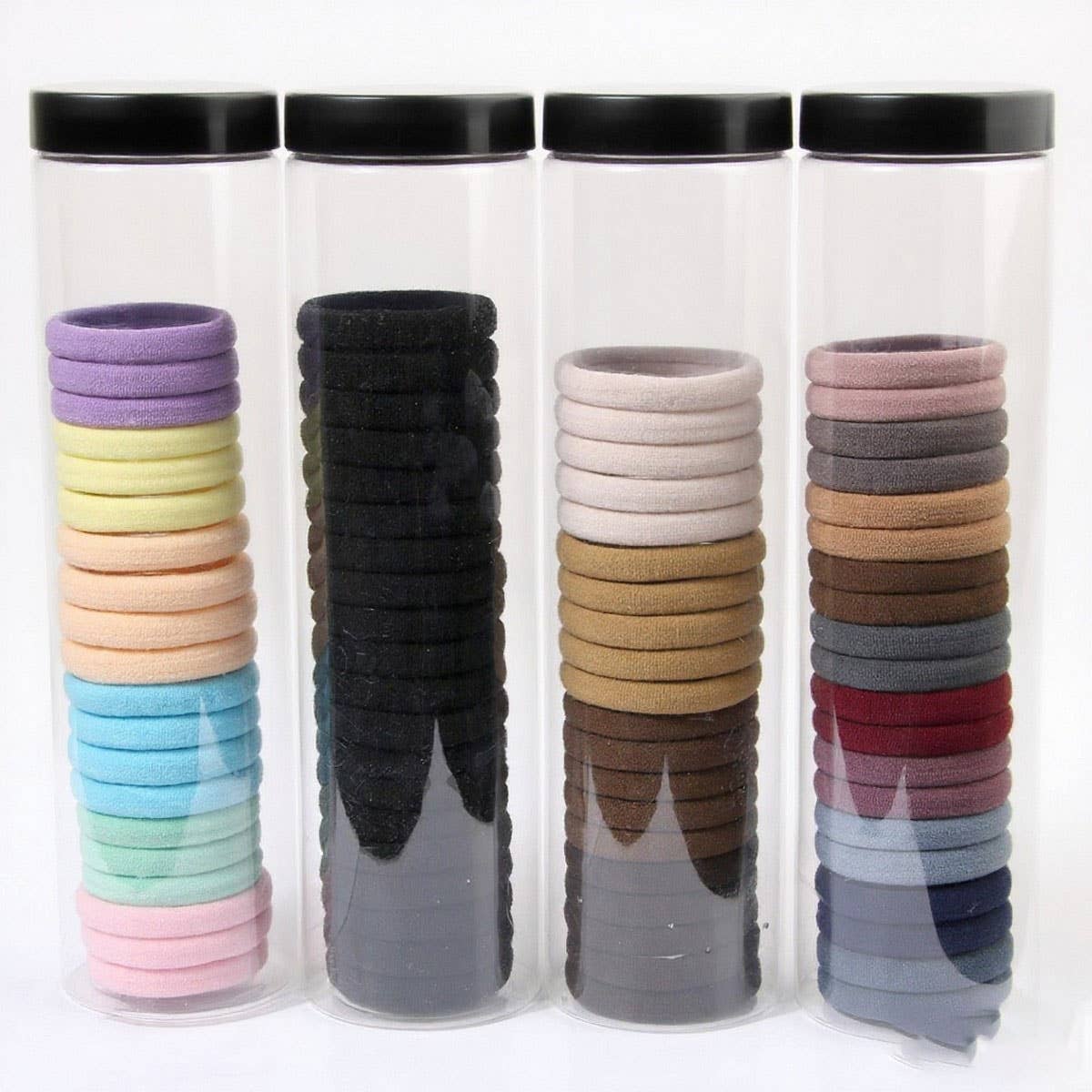 CWAHA07451_SEAMLESS ELASTIC HAIR TIE FOR WOMEN PONYTAIL
