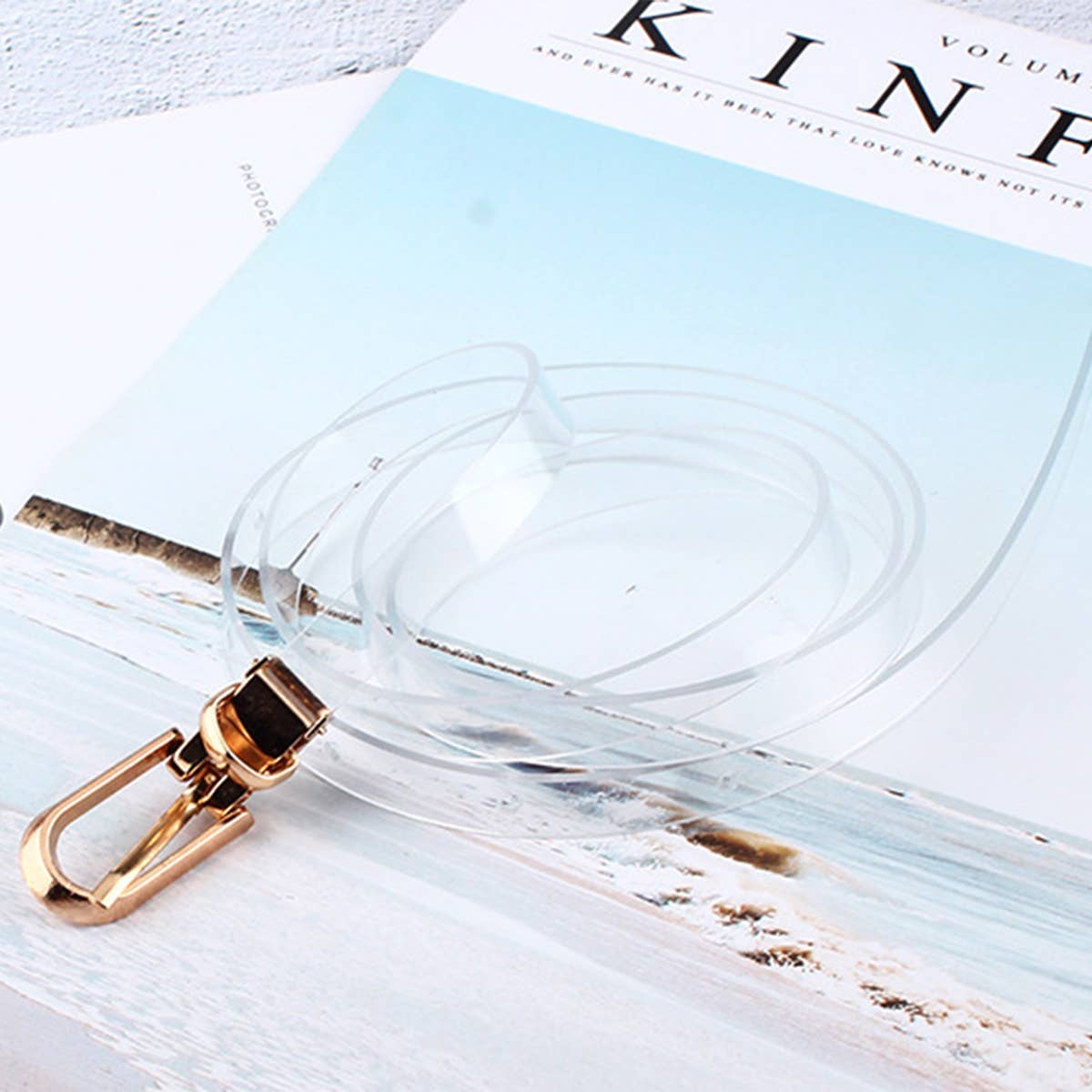 CWABE0963_SUMMER LADIES TRANSPARENT COLORFUL THIN BELT