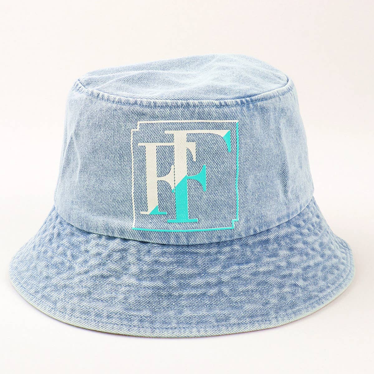 FASHIONABLE AND VERSATILE LETTER-WASHED BUCKET HAT_CWAH1149