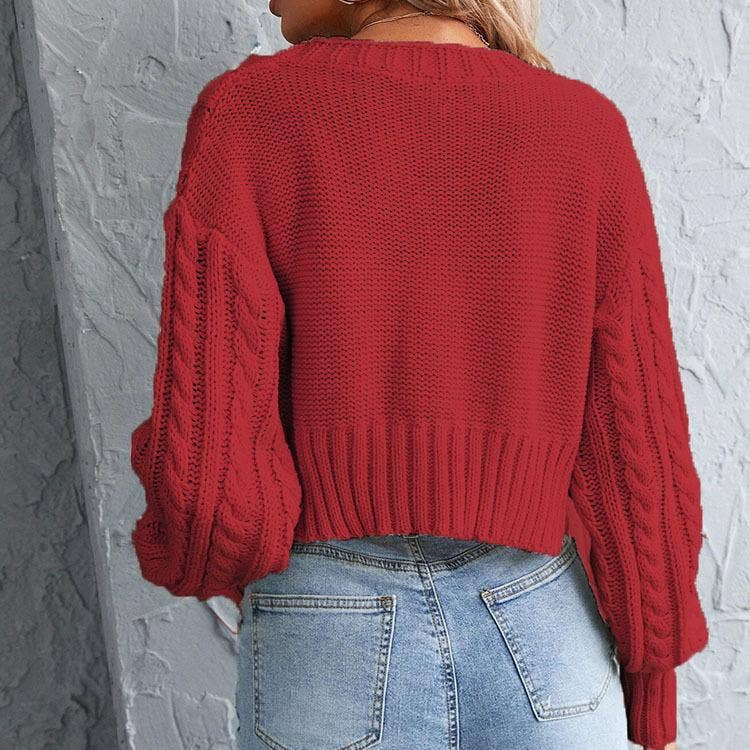 BUTTON SLIM SOLID COLOR TWO-PIECE SET