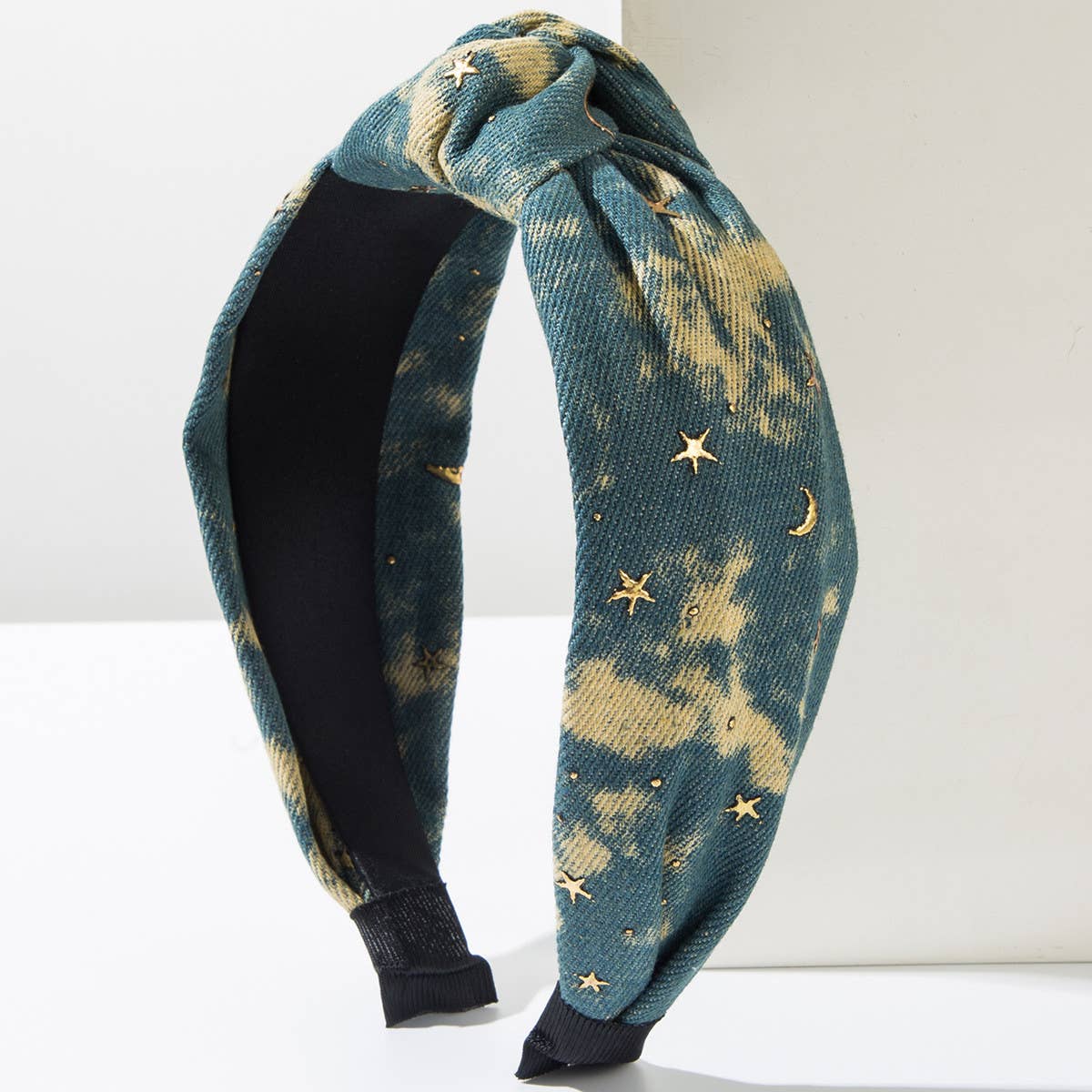 NEW TIE-DYE DENIM HEADBAND_CWAHA1983