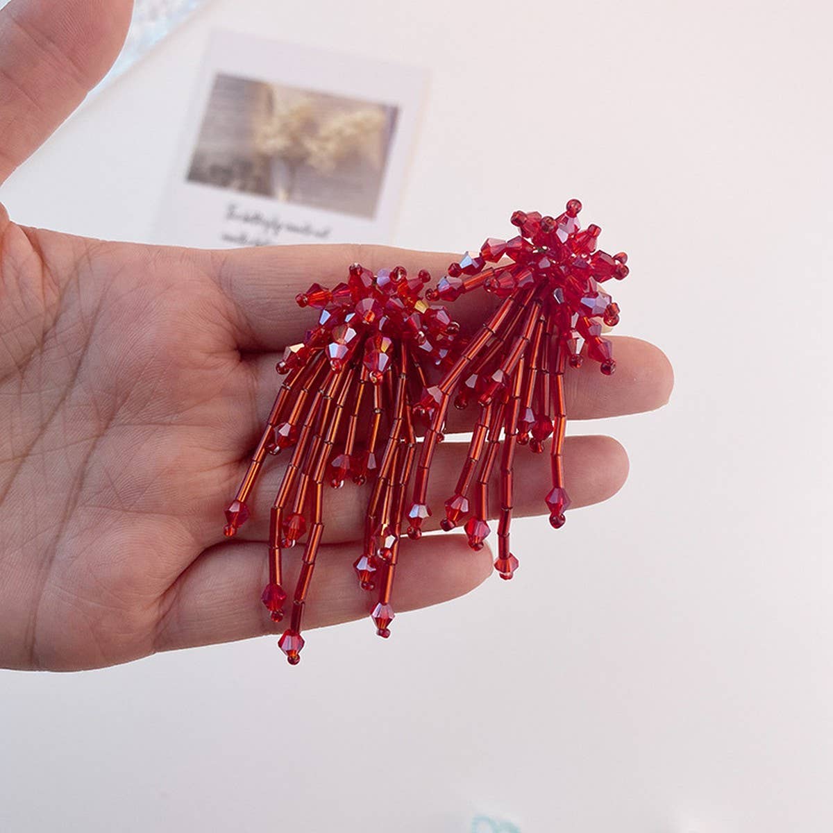 FIREWORKS RETRO ELEGANT DRESS EARRINGS