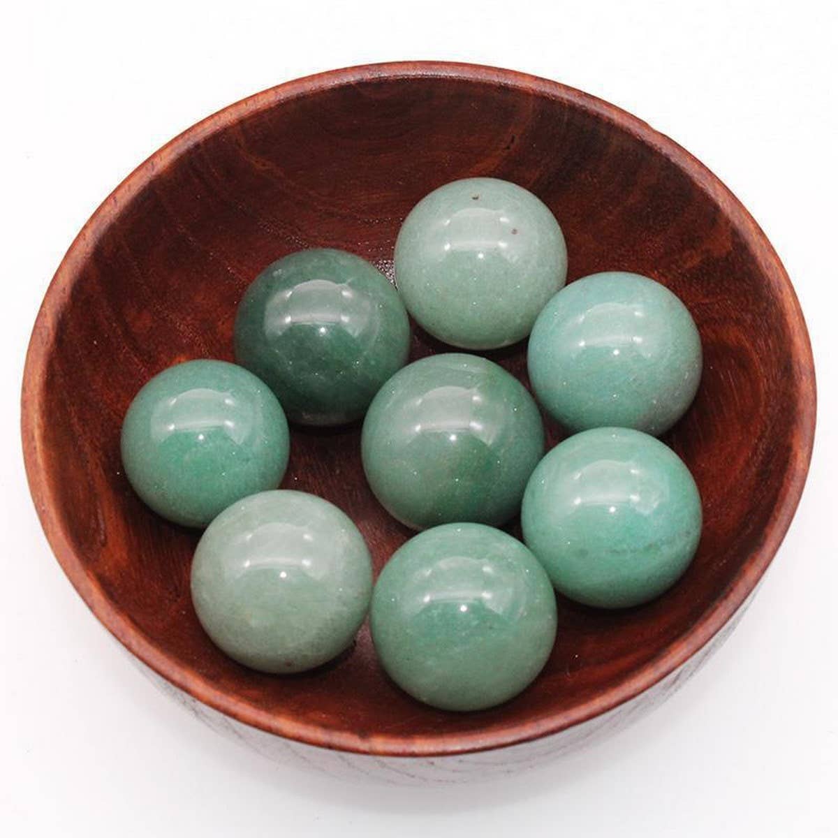 Natural Prehnite Crystal Ball Seven-Star