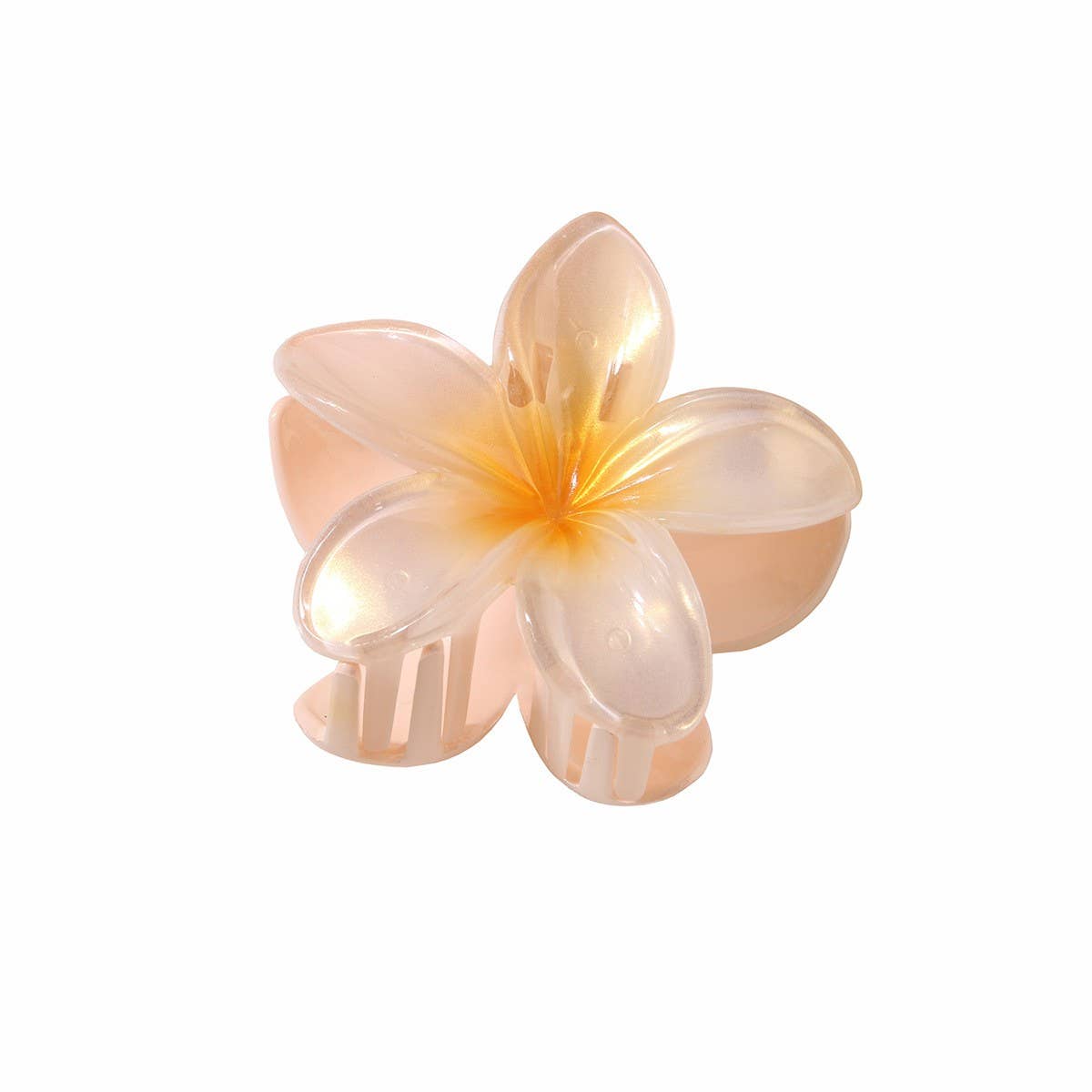 Pearl Gradient Large Egg Flower Hair Claw Clip_CWMM4984
