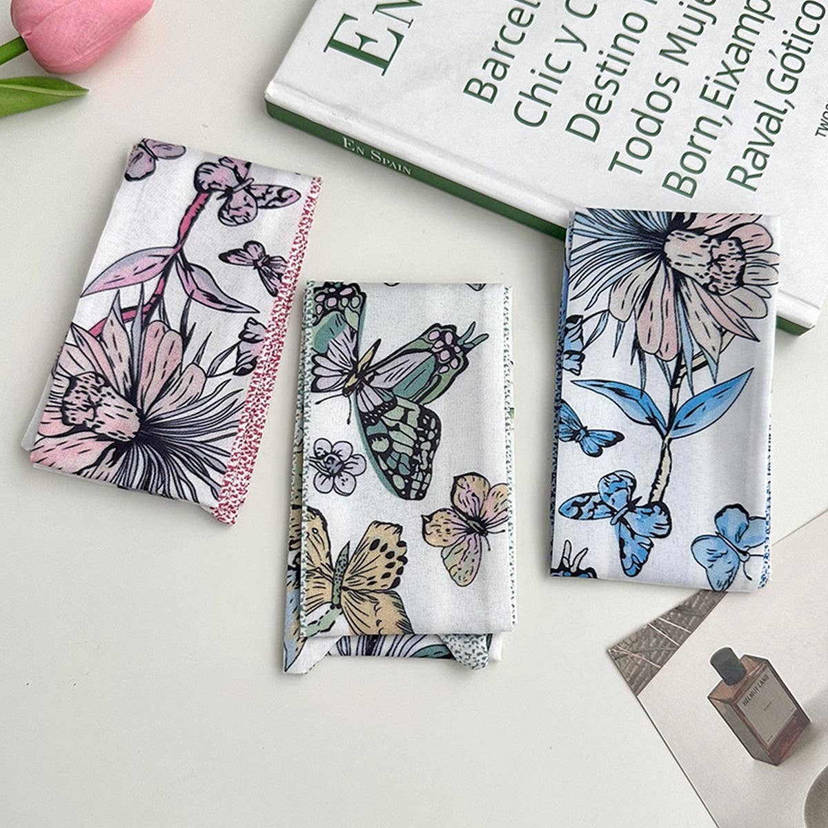 NEW HIGH-END FLORAL BUTTERFLY FASHION HEADBAND