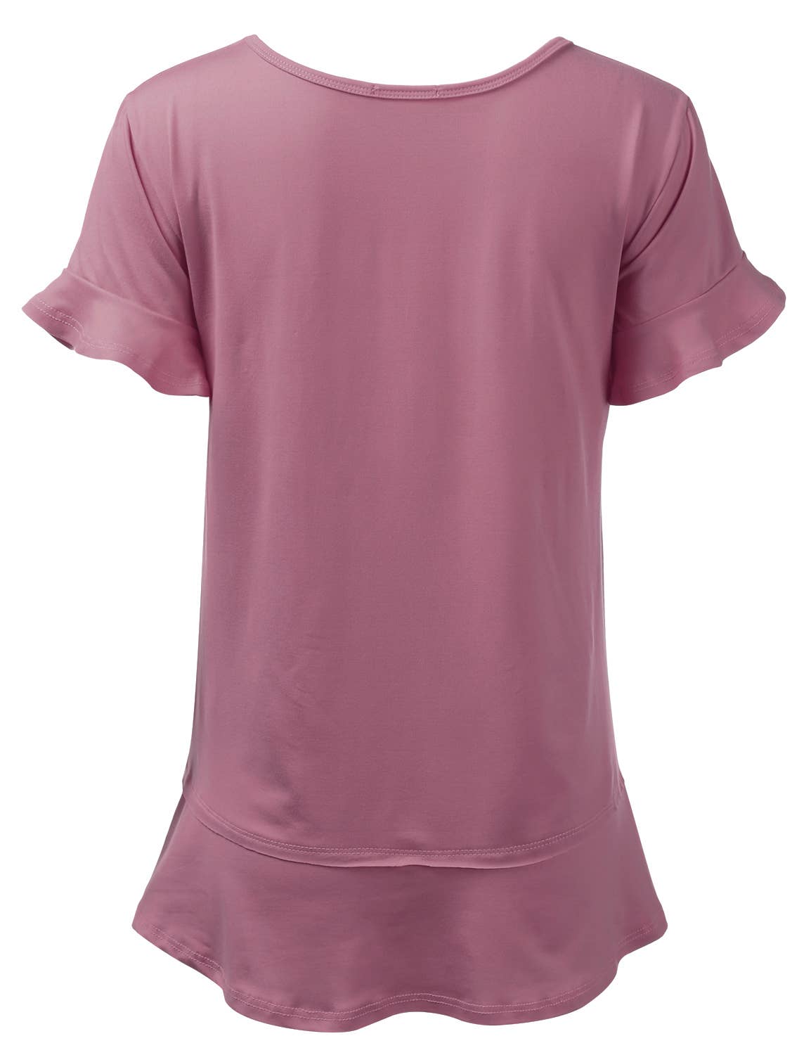 CWTTS681_Casual Tshirt V Neck Short Sleeve Loose blouse