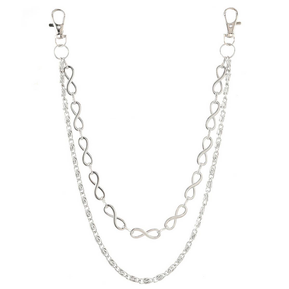 PERSONALITY SIMPLE MULTI-LAYER JEANS CHAIN_CWMM4885