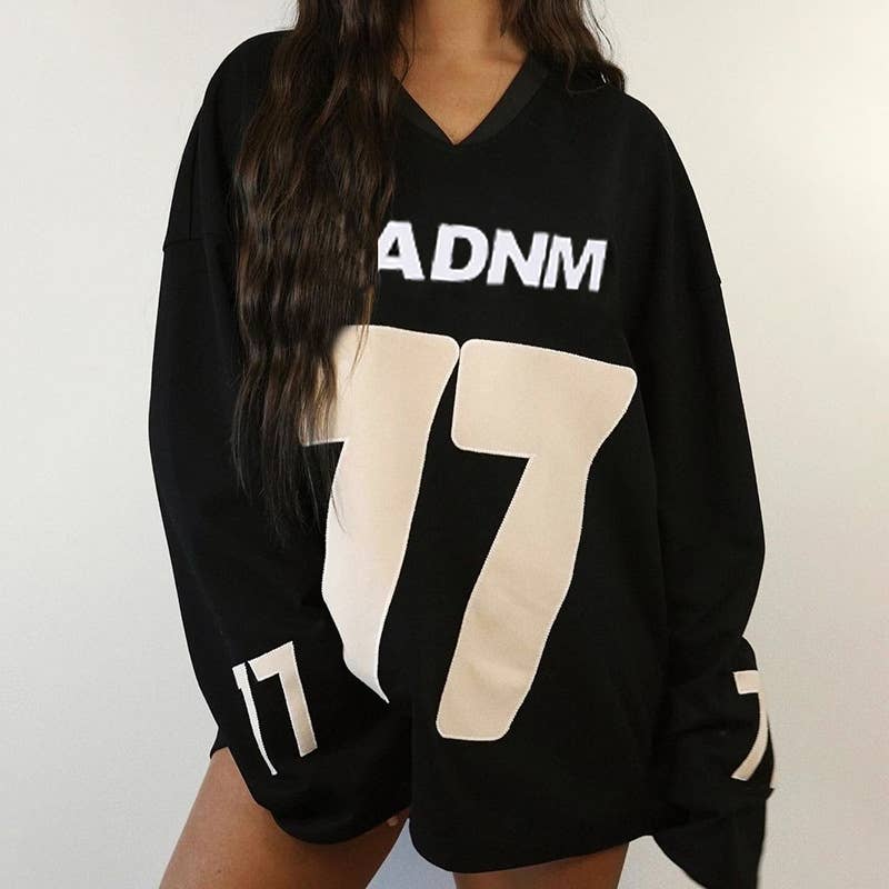 Casual ballwear loose pullover hoodie lady