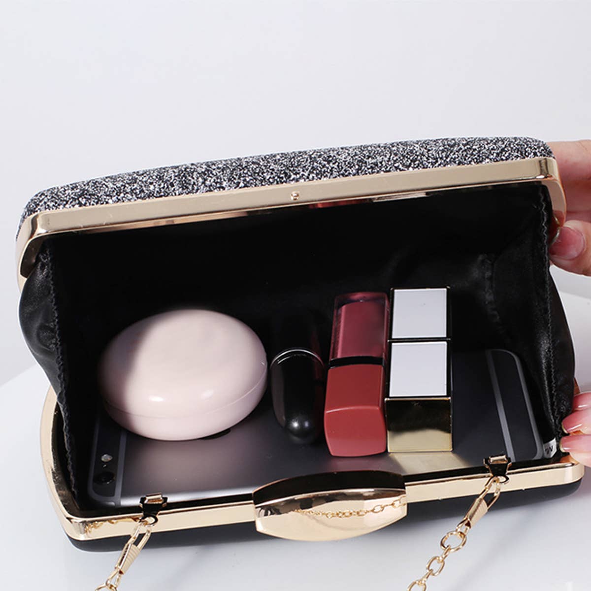 WOMEN RETRO SEQUINED CLUTCH BAG_CWAB0666