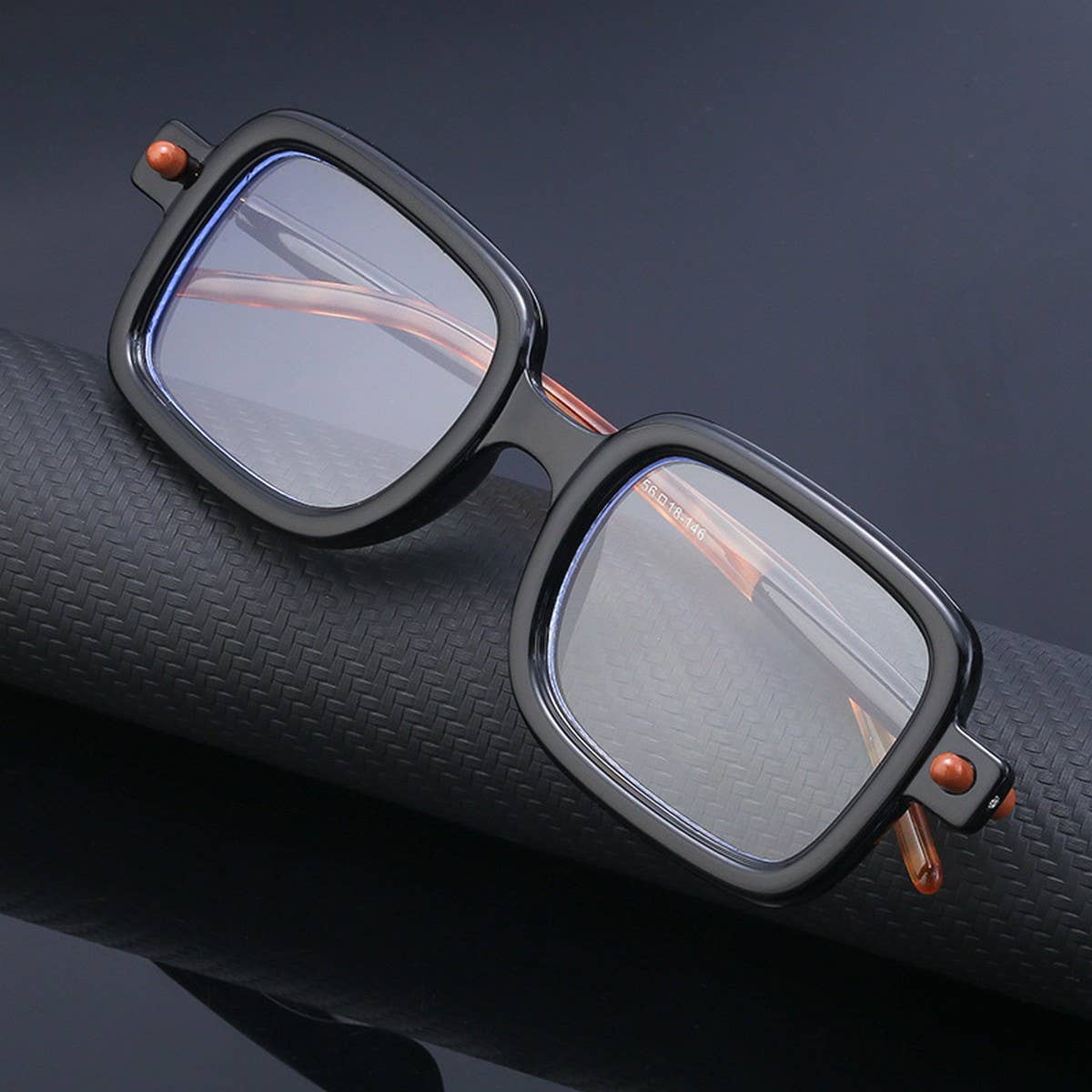 RETRO THICK FRAME BLUE LIGHT BLOCKING SUNGLASSES