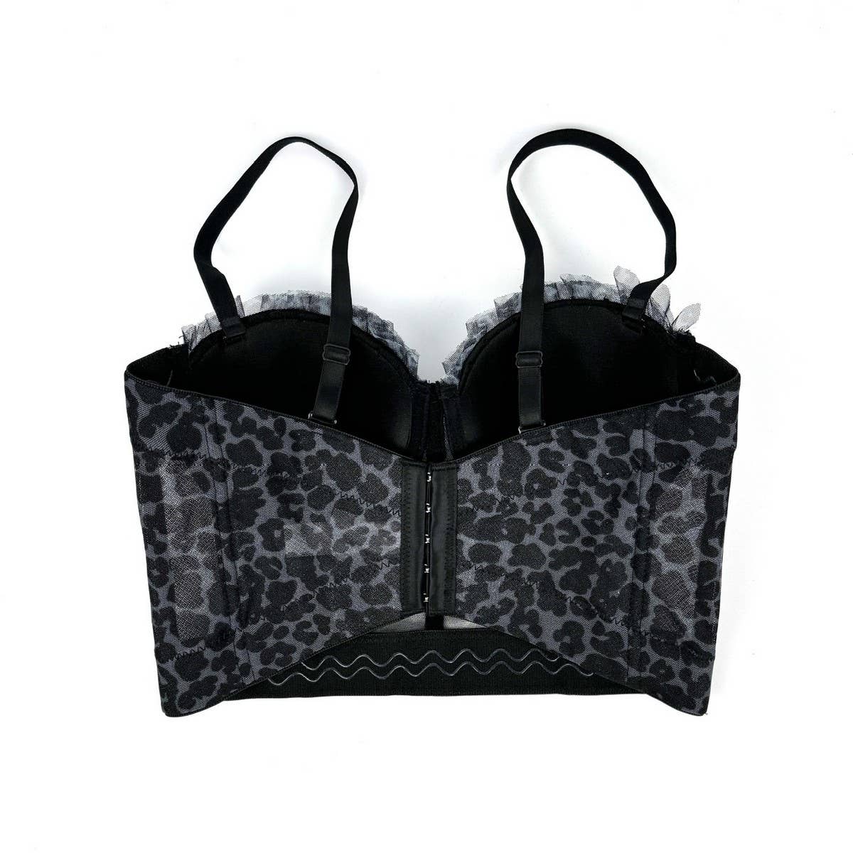 DESIGN PLEATED TUBE TOP SEXY HERRINGBONE BRA