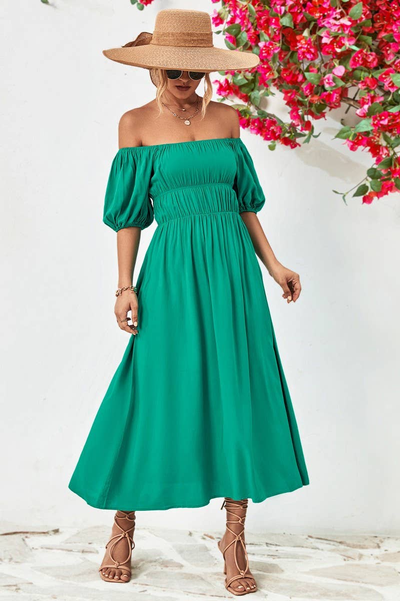 CWDMD4607_2025 NEW FRESH AND SWEET ONE-SHOULDER DRESS