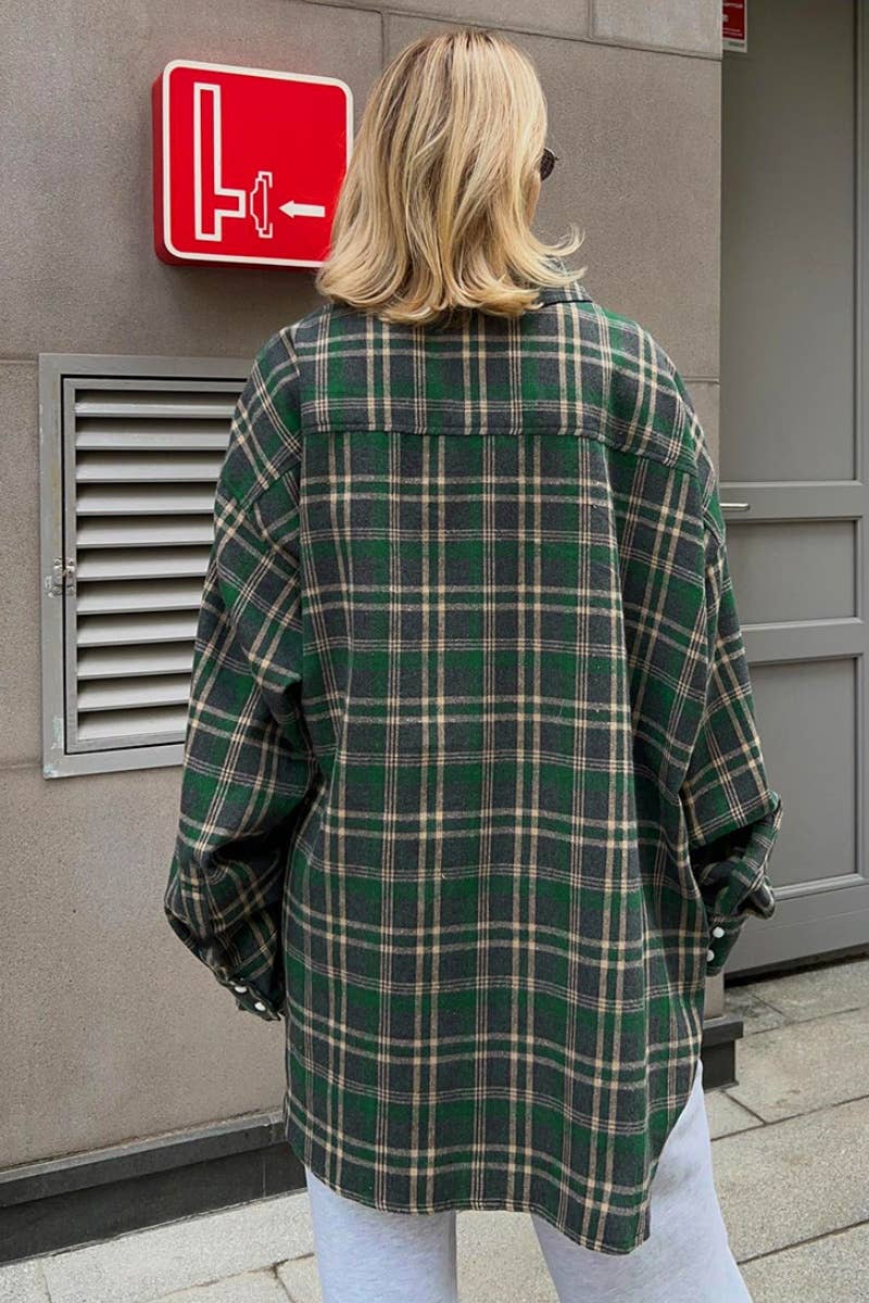 CWTSTL1590_VINTAGE POCKET LONG-SLEEVED STRIPED SHIRT