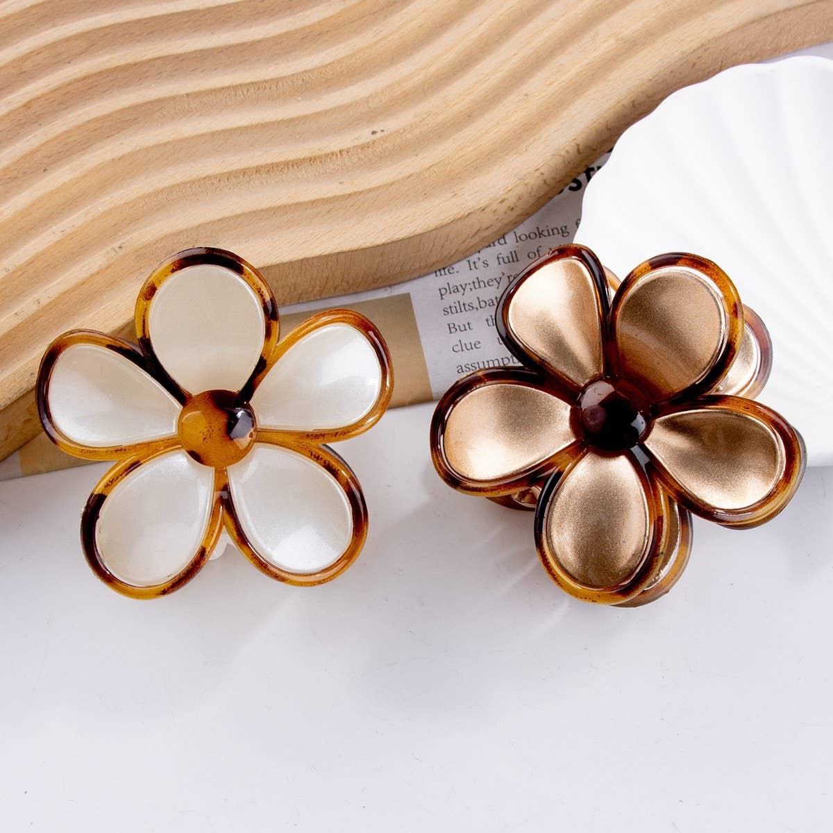 CWAHA1318_FLOWER SHAPE HAIR CLAW CLIP