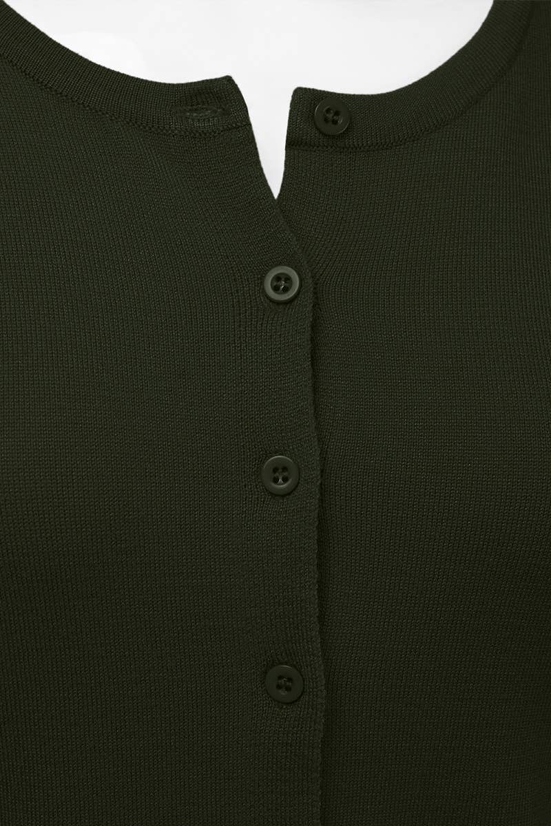 AWOCAL310_Button Down Soft Knit Long Sleeve Cardigan Sweater