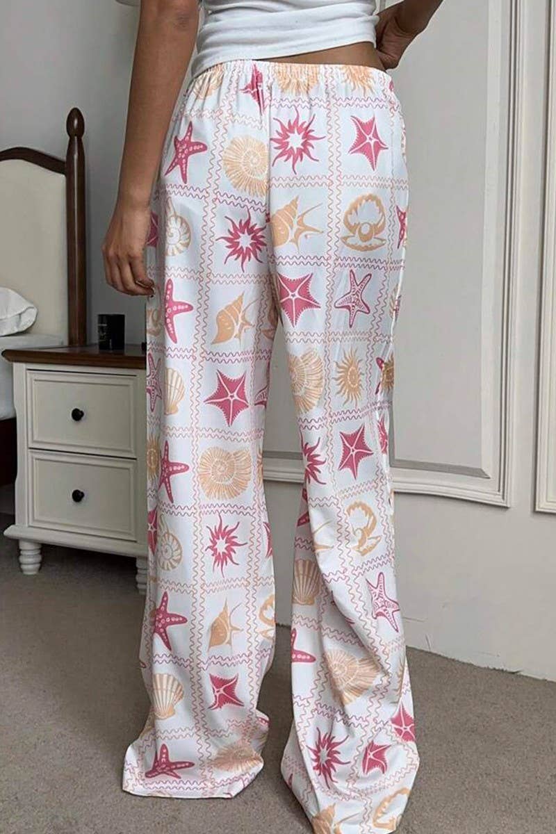 CWBLP2067_SUMMER CASUAL ALL-MATCH MOPPING PANTS