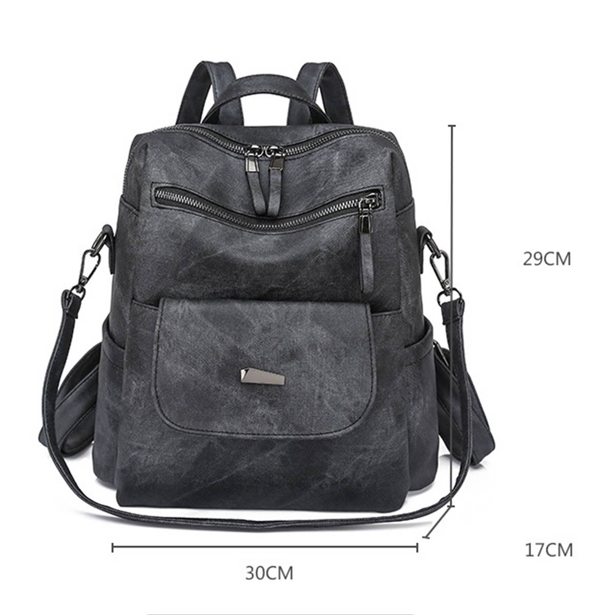 WOMEN BACKPACK FASHION LEATHER TRAVEL SHOULDER BAGS_CWAB0730