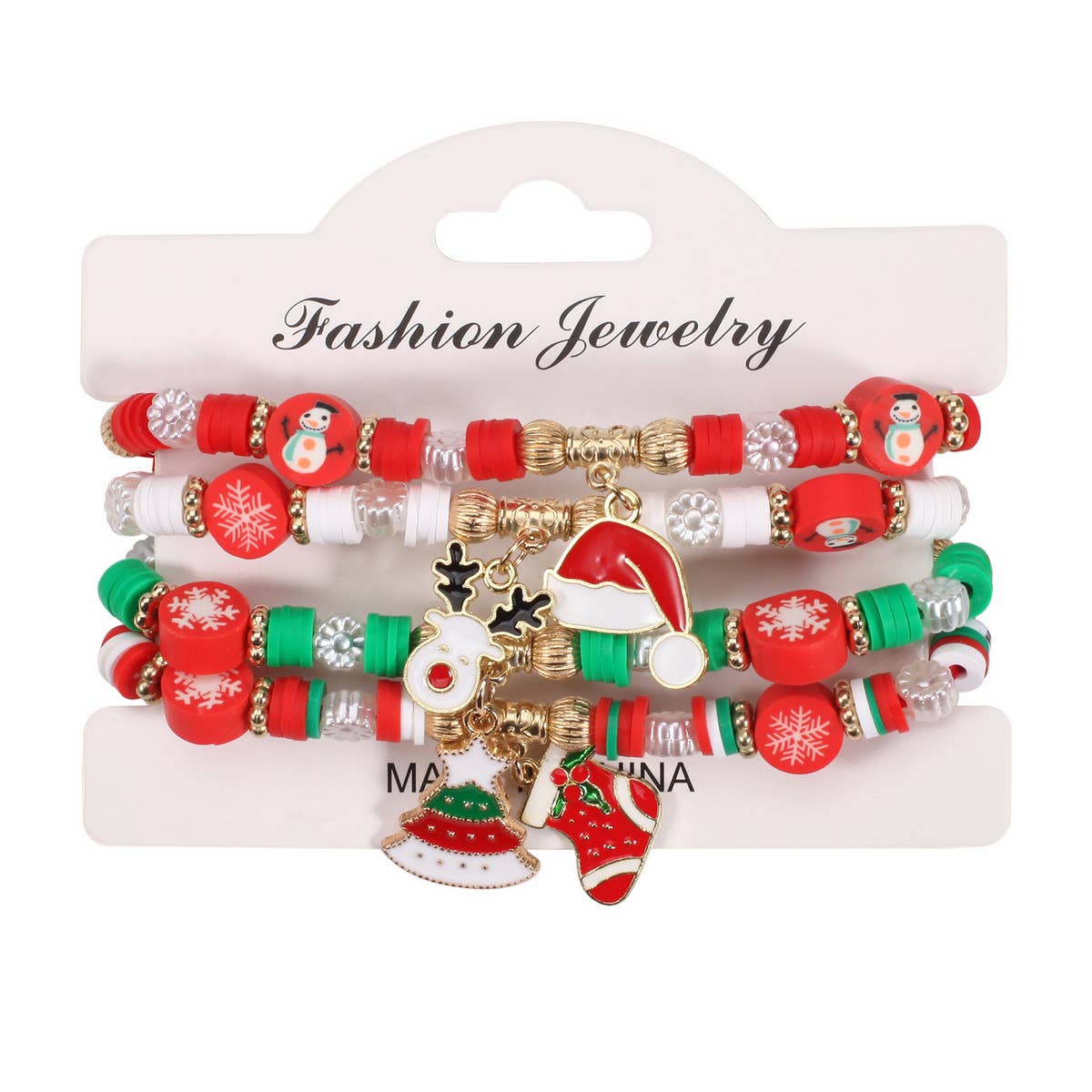 HAND-BEADED BRAIDED ADJUSTABLE BRACELET