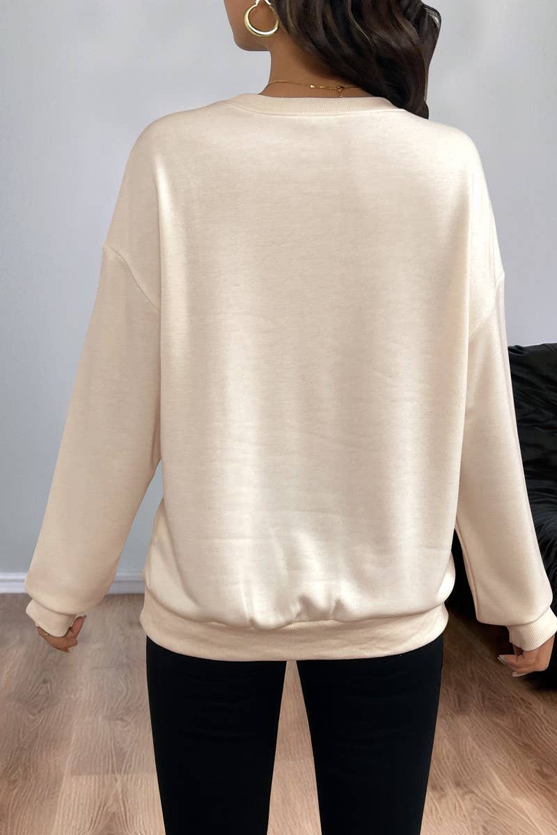 CWTBLL00770_SEQUIN BOW DETAIL CREWNECK PULLOVER SWEATSHIRT