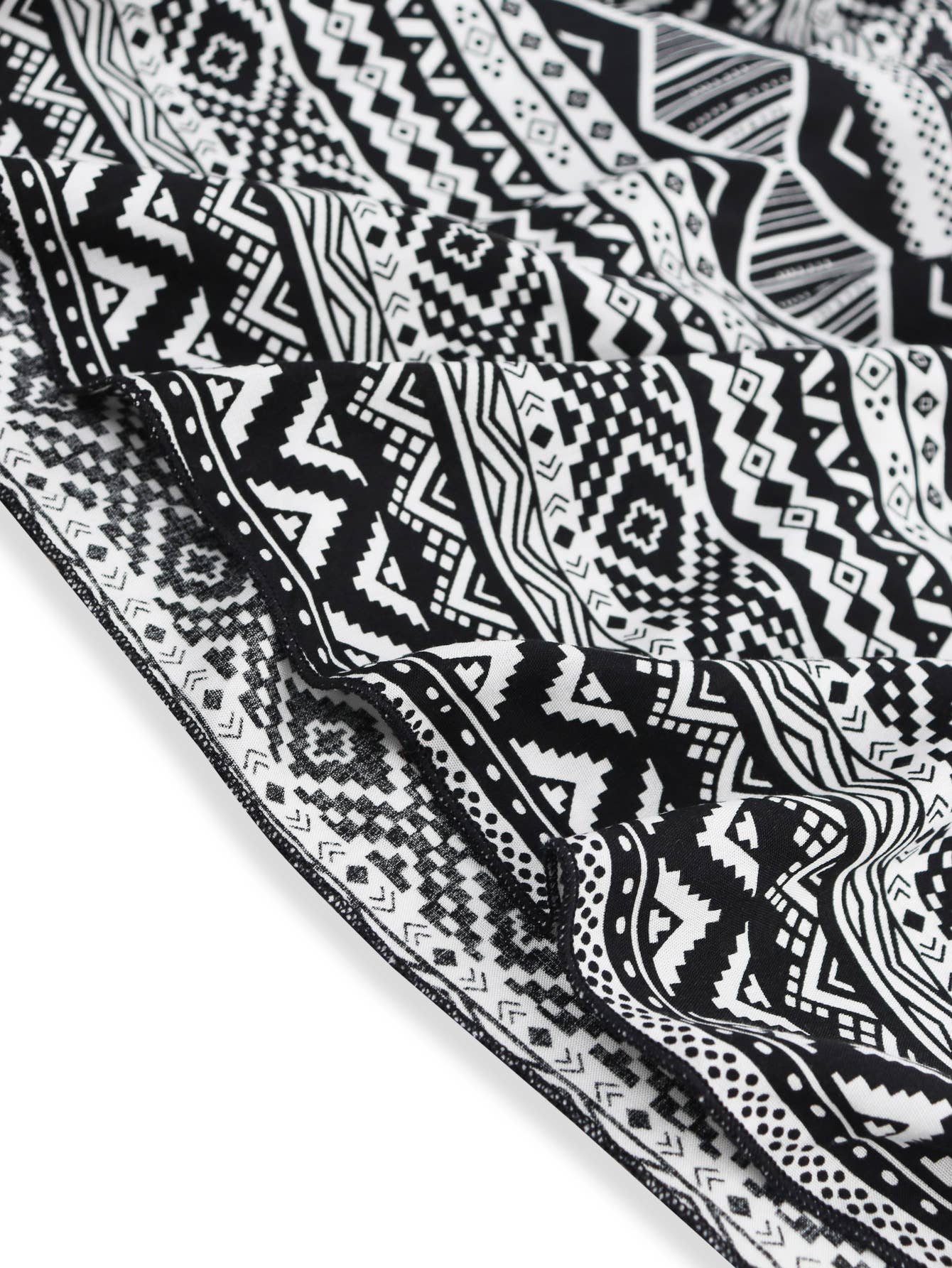 Bohemian-style loose halter print dress