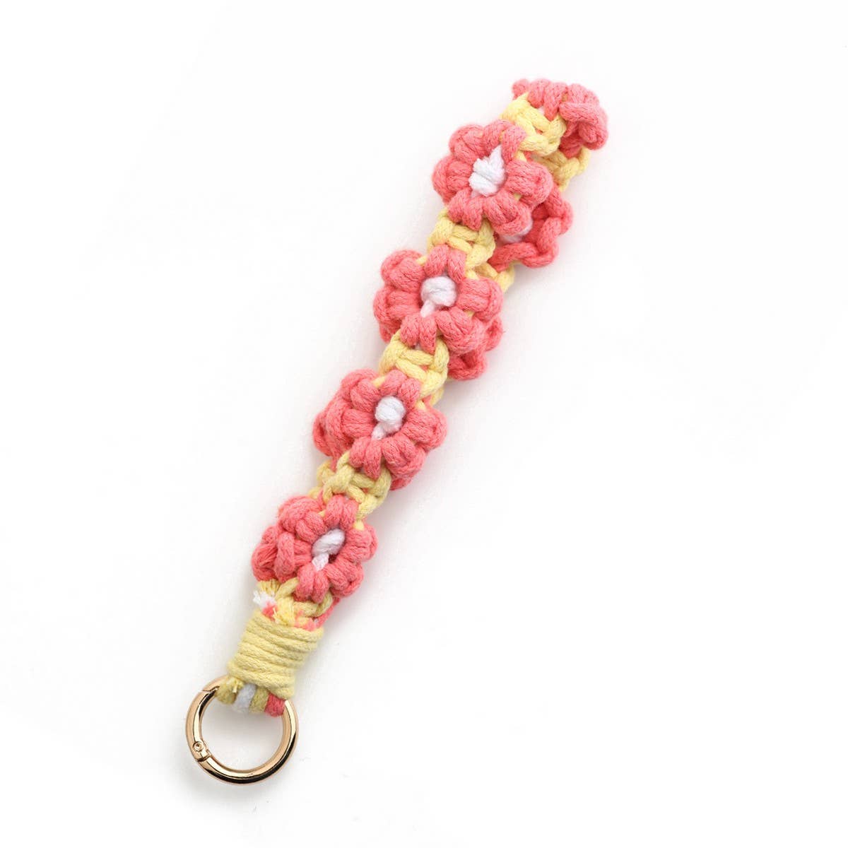 HANDWOVEN KEYCHAIN WRIST STRAP PENDANT