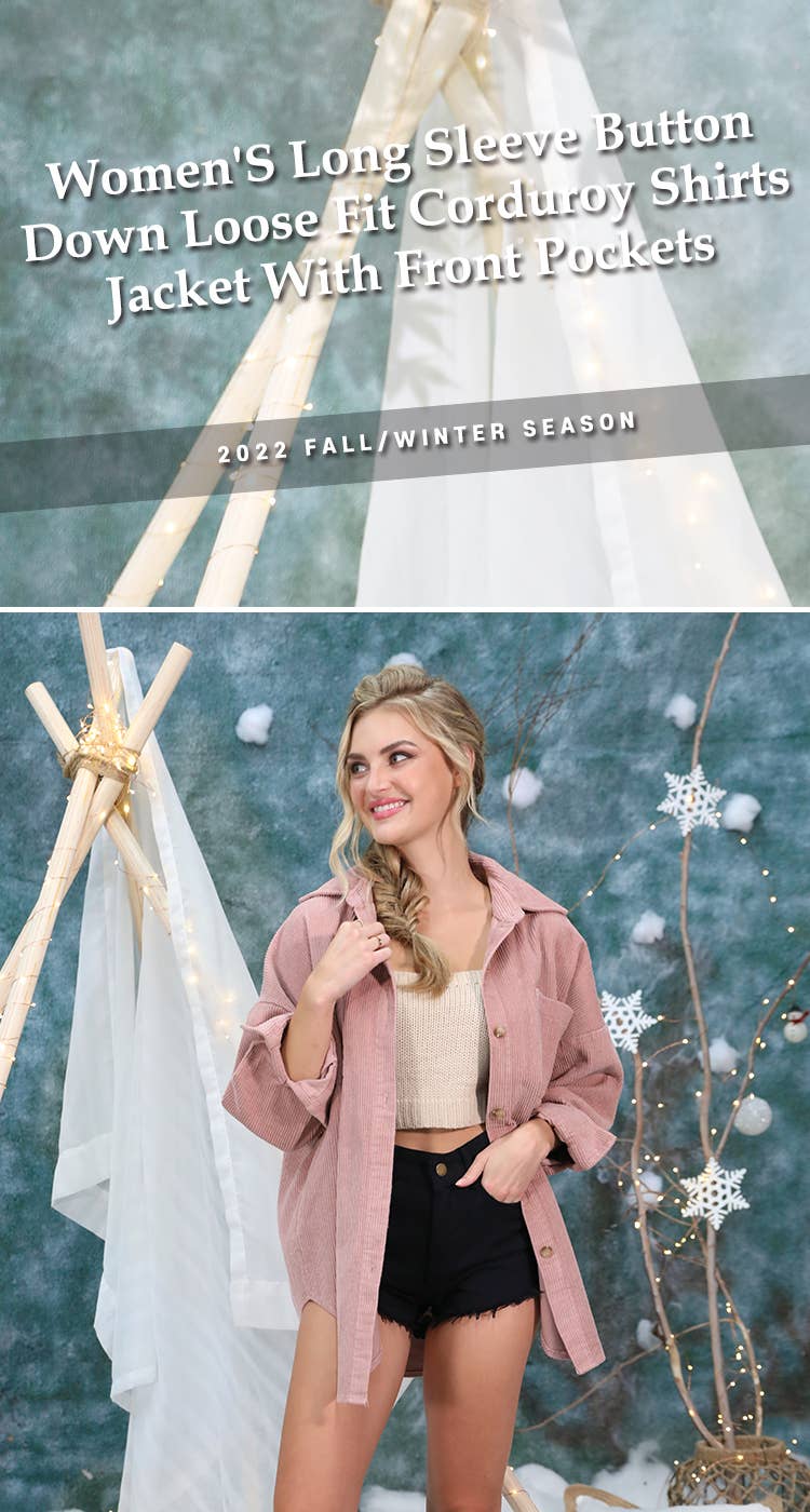 CWOJA700_LOOSE FIT CORDUROY SHIRTS JACKET