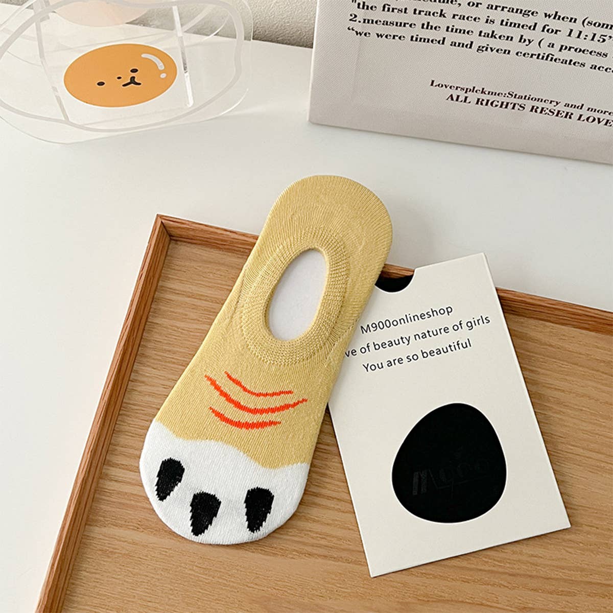 CUTE CAT PAW BOAT SOCKS SUMMER INVISIBLE SOCKS